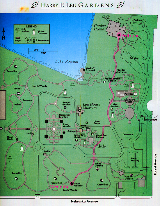 Slavica and David - Garden Map